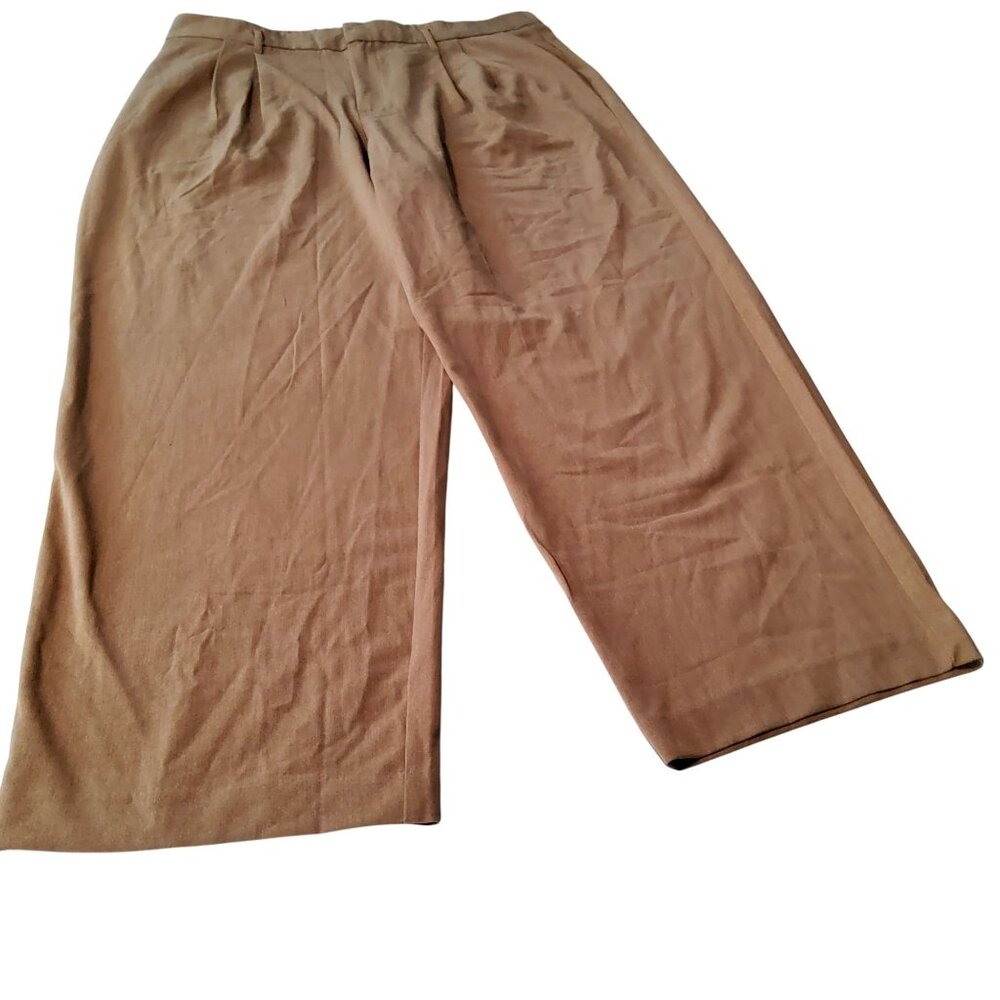 A New Day Womens Brown Pants Size 18 Elastic waistband for comfort